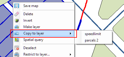 'Copy to layer' function