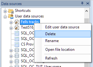 Other User Data Source functions