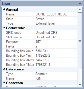 border\Spatial Manager Desktop™ Layer Properties