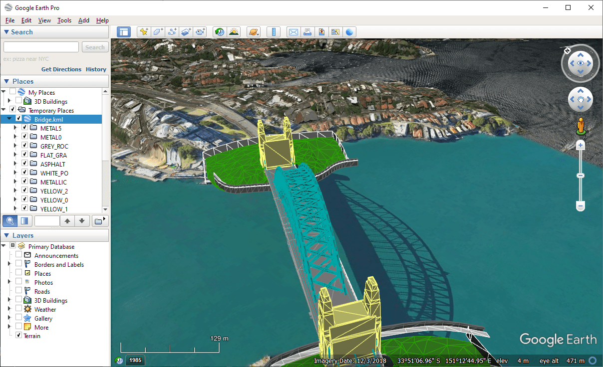 Publish to Google Earth (KML/KMZ) parameters window