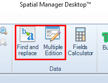 'Find & Replace' and 'Multiple edition' functions