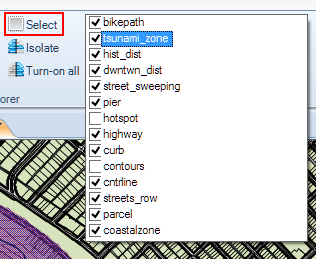 Select all Features in a Layer