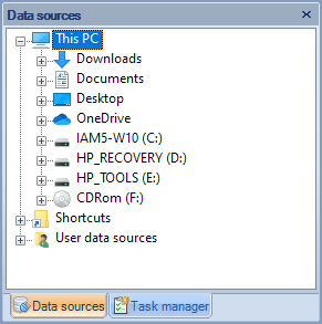 Spatial Manager Folders-Disks